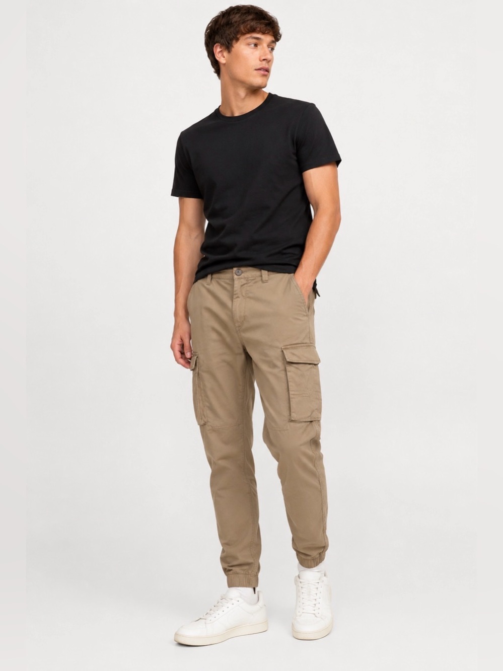 Jack & Jones Paul Tapered Cargo Pants Khaki Men’s 38x32